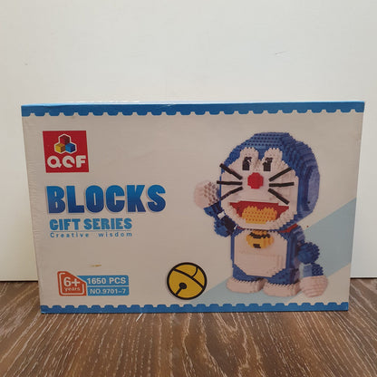 Doremon Shaped 3d Puzzle Blocks 1650 Pcs
