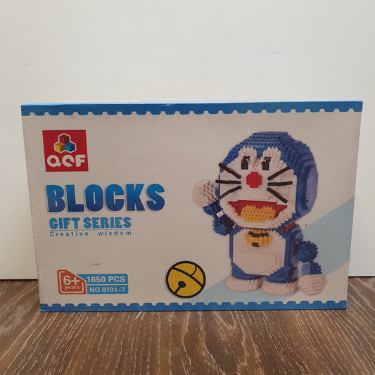 Doremon Shaped 3d Puzzle Blocks 1650 Pcs