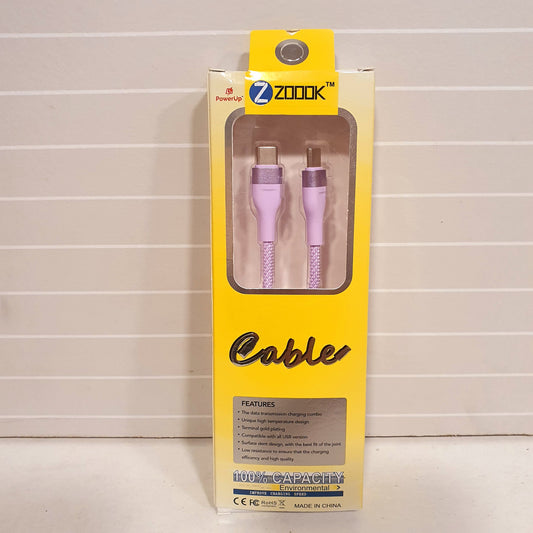 Zook Type C to C Fast Charging cable
