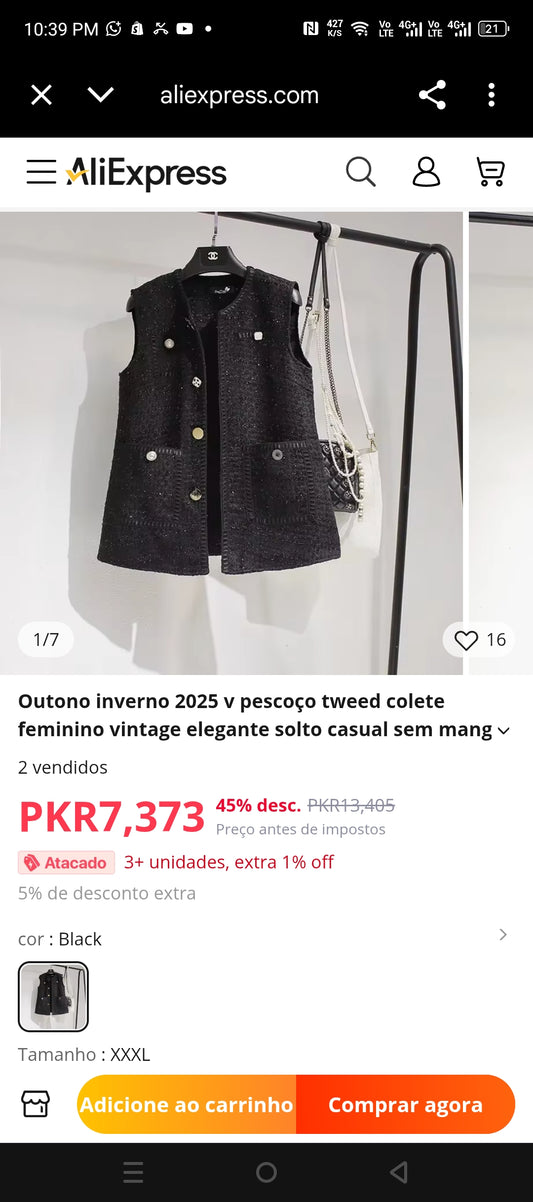 Fashion ladies large size high quality coat