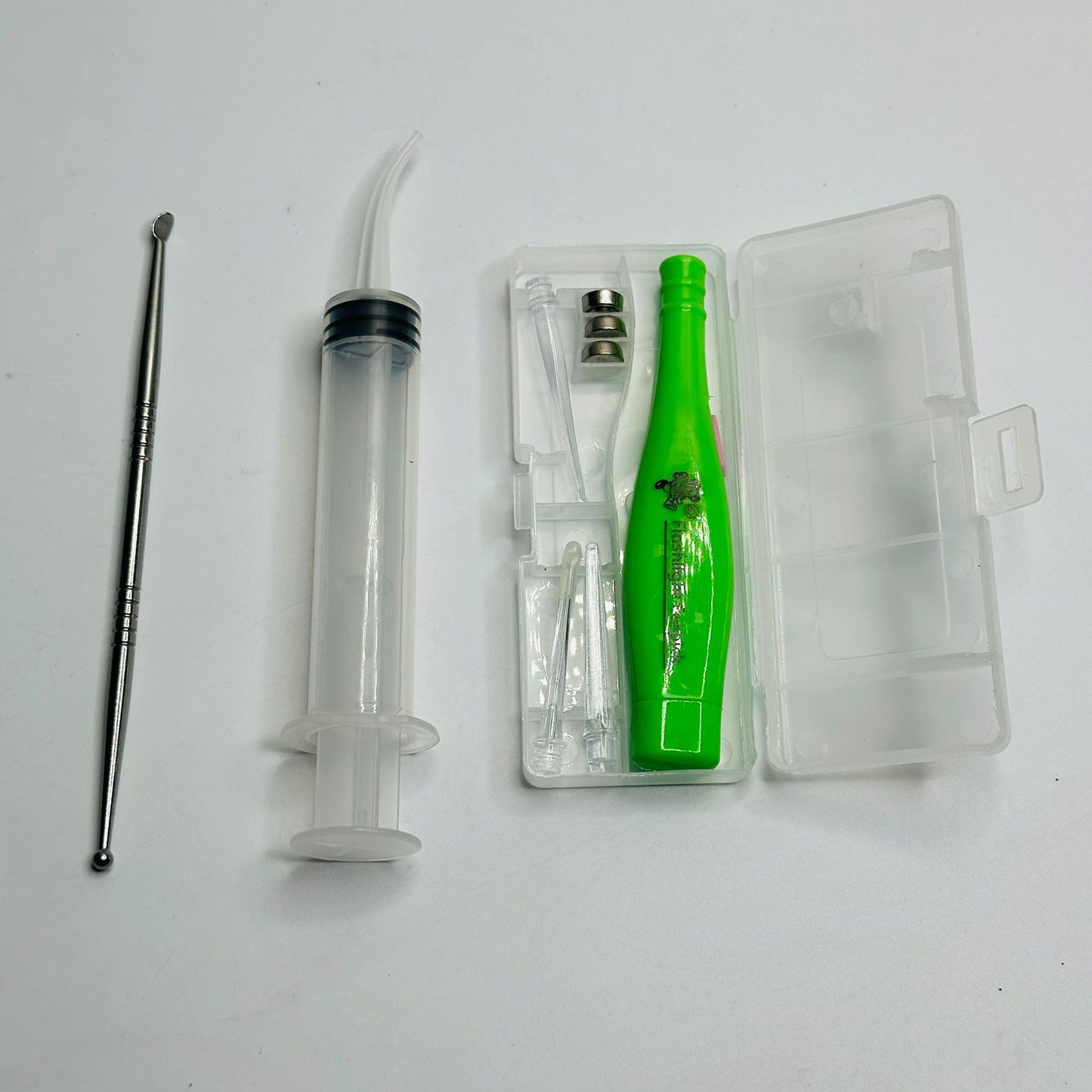 LED tonsil stone removal tools with 3 applicator