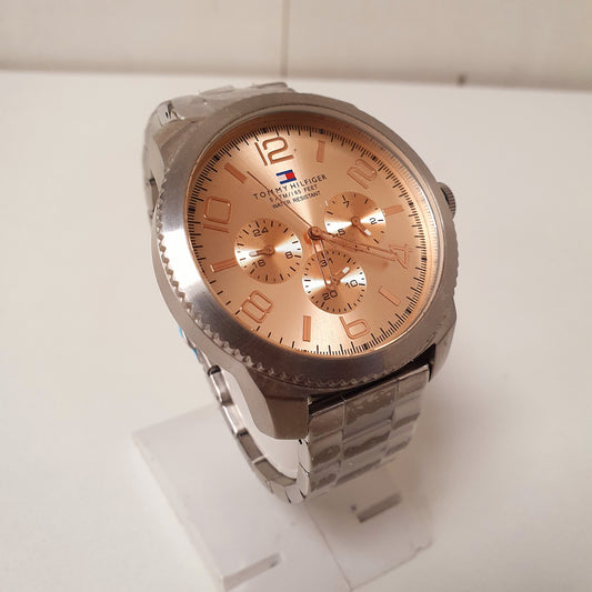 Tommy Hilfiger Rose gold Silver Watch, 16950