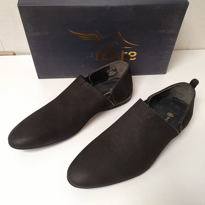 Hand Made Turkish Leather Black Shoes Art#0092