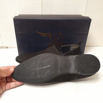 Hand Made Turkish Leather Black Shoes Art#0092