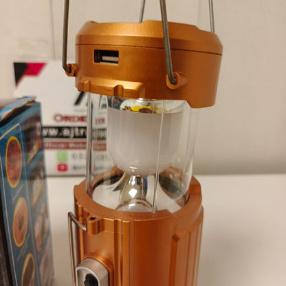 Solar Rechargable Fan + Light GSH 9299
