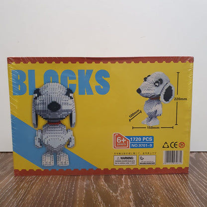 QCF 3d Puzzle Blocks Snoopy 1720 Pcs