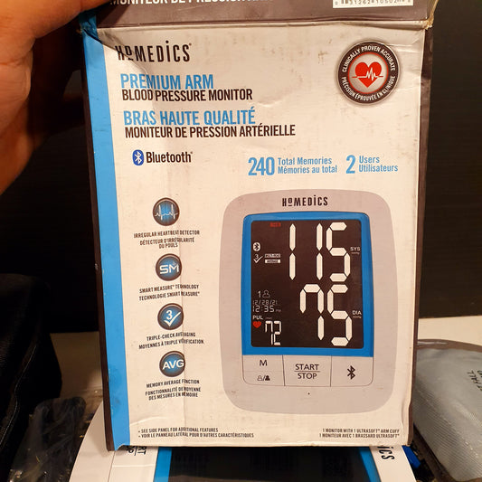 Homedics Premium Arm Bp monitor, 22155