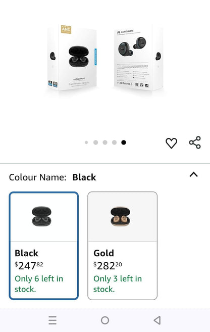 Ausounds USA original  wireless earbuds