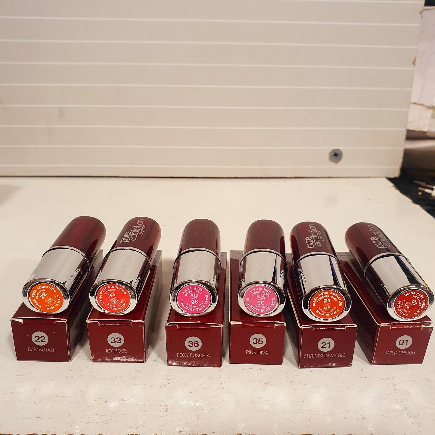 Pure addiction Branded Lipstick  Pack of 6 Colors