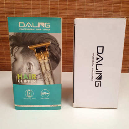 Daling Metal Hair Trimmer with 4 Combs