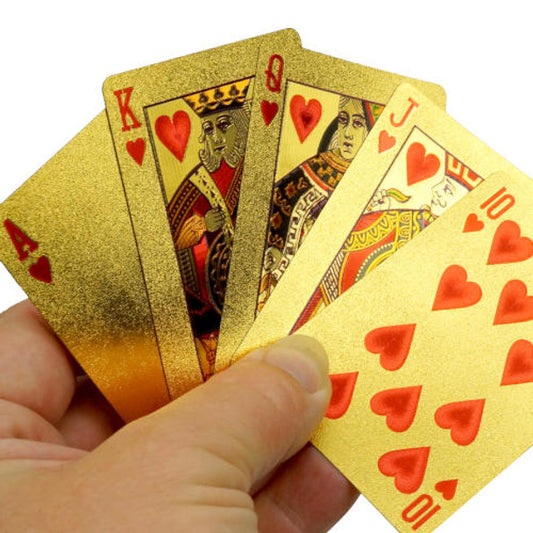Golden foils playing Cards 62230
