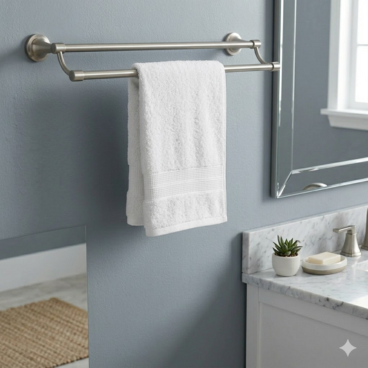 imported Pure Cotton White Towel Size 20 x 36 inches, 201650